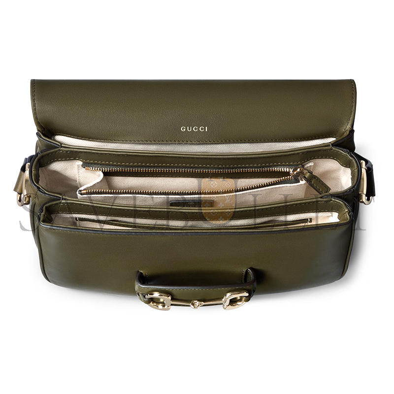 G*u*i horsebit 1955 soft medium shoulder bag 815178 (26*17.5*10cm)